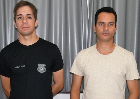 César Macedo Faustino e Daniel Mattos Mathias Pereira são os novos delegados da Delegacia de Policia Civil de Novo Progresso - (Foto- Juliano Simionato)
