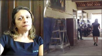 Piersilia-Pereira-vice-diretora-do-Frei-Ambrósio-diz-que-alunos-e-professores-dividem-espaços-com-operários-de-construtoras