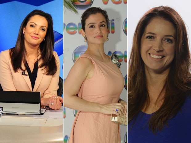 Do G1, em São Paulo
A partir da esquerda: Patricia Poeta, Renata Vasconcellos e Poliana Abritta (Foto: Globo/João Cotta; TV Globo/Estevam Avellar; TV Globo/Zé Paulo Cardeal)