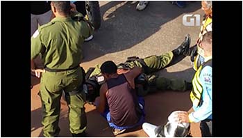 Segundo-testemunhas-o-carro-avançou-a-preferencial-na-Rua-Icoaracy-Nunes-e-atingiu-a-motocicleta-do-policial