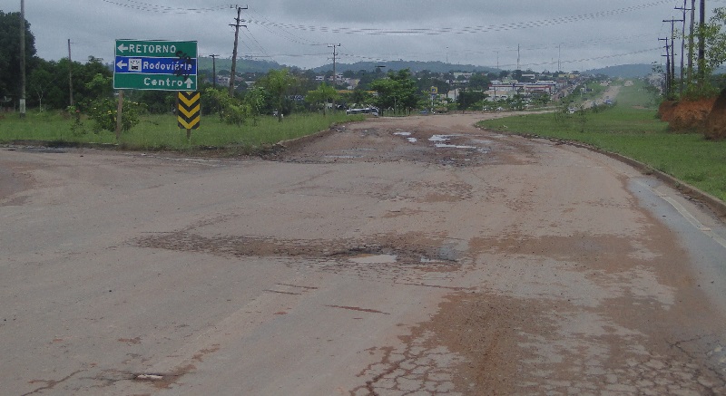 Br-163 entrada da Cidade de Novo Progresso  sentido MT/PA