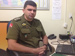 Capitão Joselde Barbosa, responsável pela Corregedoria da Polícia Militar em Santarém (Foto: João Machado/G1)