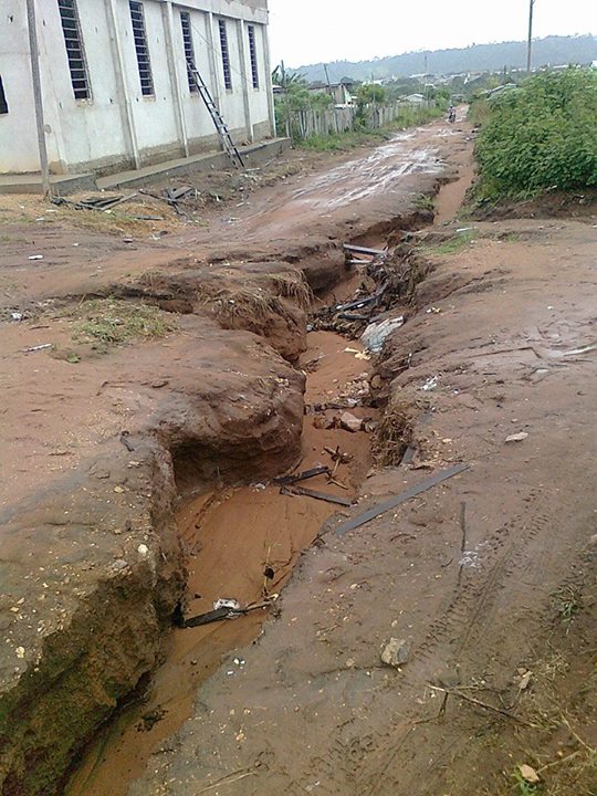Rua do bairro Tom Alegria(Jardim América) – Foto: Facebook.