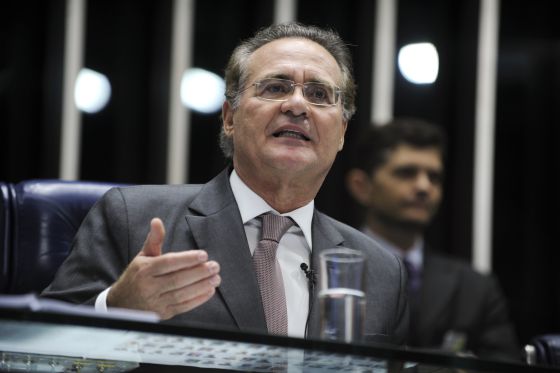 Senador Renan Calheiros nesta terça. / Agência Senado (Moreira Mariz)