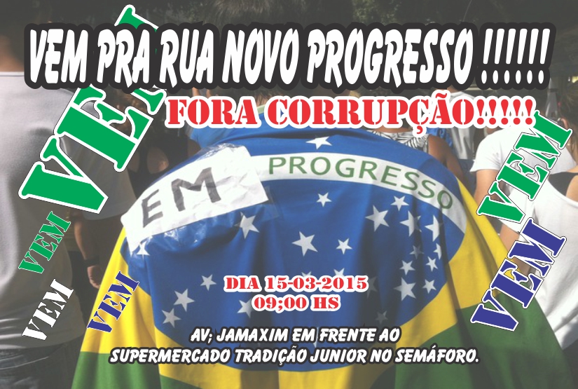 (Imagem WatsApp, usada para convocar a população.)