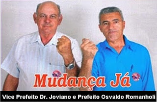 Romanholi e Jovinao -Eleitos com Slogan - Mudança Já!