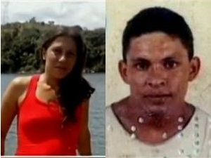 Leidiane e Daniel morreram após veículo invadir barricada. (Foto: Reprodução/ TV Liberal)