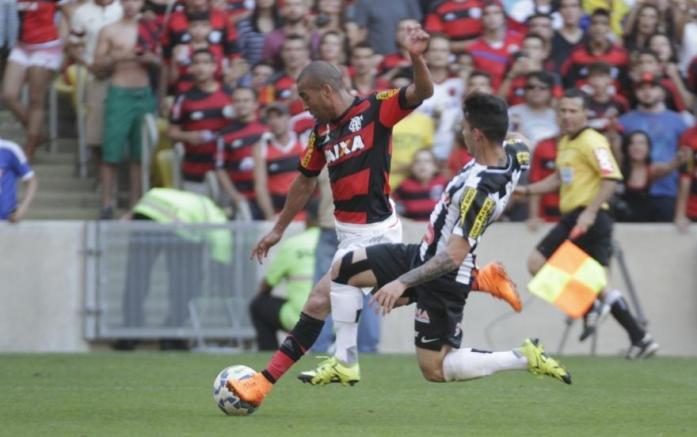 Emerson Sheik marcou o segundo gol do Flamengo na partida Foto: Divulgação / CRF