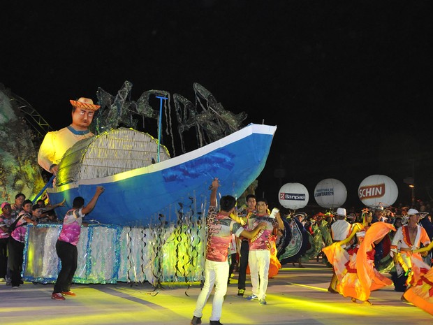 Boto Cor de Rosa foi o campeão da disputa de 2014 (Foto: Zé Rodrigues/ TV Tapajós)