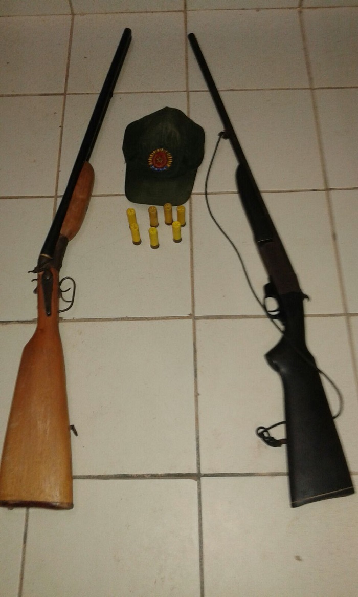 Armas presas