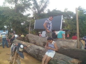 Bloquio em Moraes AlmeidaFoto WhatsApp