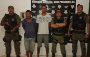 Policias Militares que efetivaram a prisão.