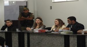 Presidente do Júri - juíza  Rafaela de Jesus Mendes Moraes