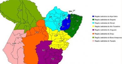 As 16 Regiões Judiciárias foram aglutinadas em oito Regiões específicas(Imagem TJPA)