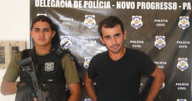 PM Avelange e Preso Wilker Santana de Amaral
(Foto -Jailton rosa Jornal Folha do Progresso )