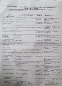 PLANO DE AÇÕES - BACIA LEITEIRA