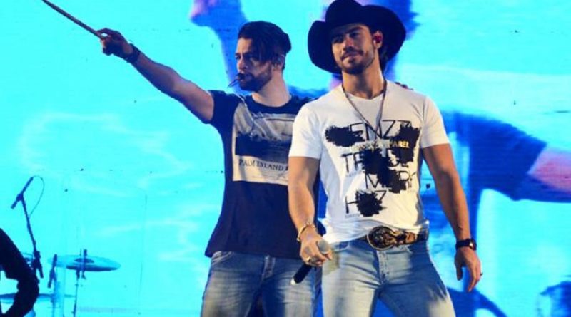 Cantor Mariano, da dupla Munhoz e Mariano, sofreu acidente em treino para prova do ‘Saltibum’ (Mauricio Fidalgo/TV Globo)