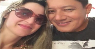 Professora Jucileia e Aluizio Bruno Barros Filho