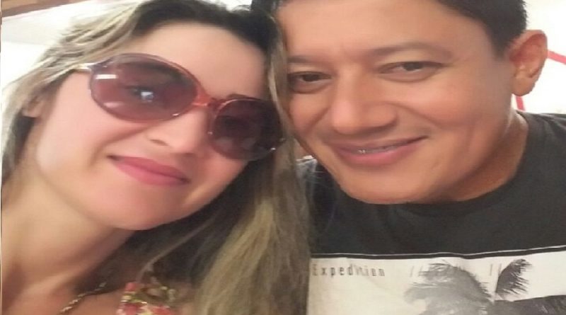 Professora Jucileia e Aluizio Bruno Barros Filho