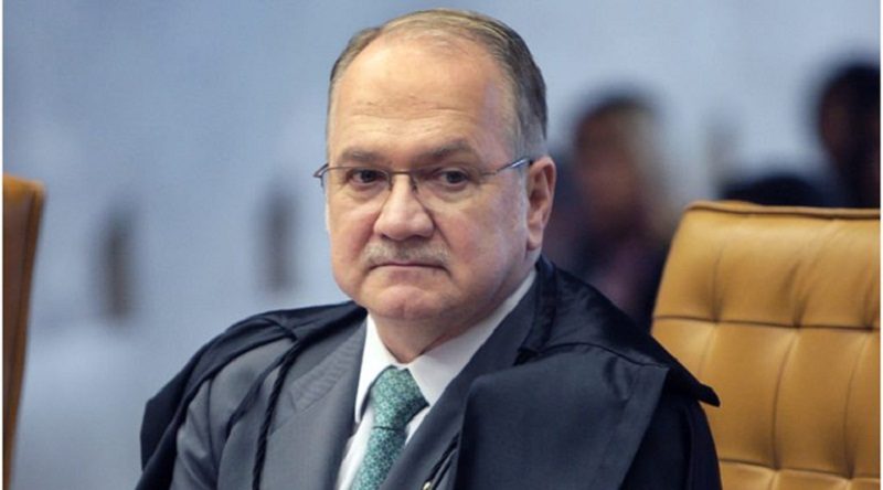 Ministro Edson Fachin, relator do inquérito, durante sessão da Segunda Turma do STF que decidiu sobre o caso de Geddel (Valter Campanato/Agência Brasil)