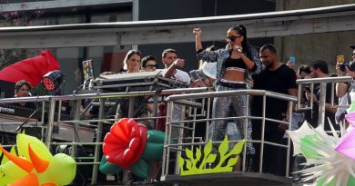 WS1 SÃO PAULO - 18/06/ 2017 - 21º PARADA ORGULHO LGBT - CIDADES - A cantora Anita se apresenta em trio elétrico,durante a 21° Parada do Orgulho LGBT na Avenida Paulista, em São Paulo, neste domingo (18). Esse ano, o evento traz como tema: 'O Estado Laico. FOTO:WERTHER SANTANA/ESTADÃO