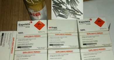 Material aprendido no veiculo do empresario -Ribeiro dos Santos (Gauchinho).