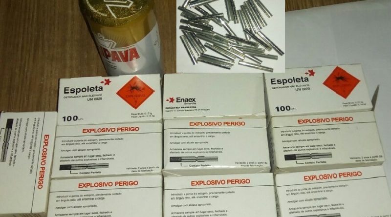 Material aprendido no veiculo do empresario -Ribeiro dos Santos (Gauchinho).