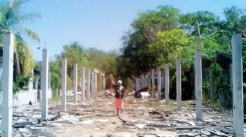 Fordlandia-Ruínas do que foi considerado um dos mais modernos hospitais da época.