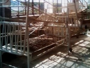 Antigos leitos do hospital- Fordlandia