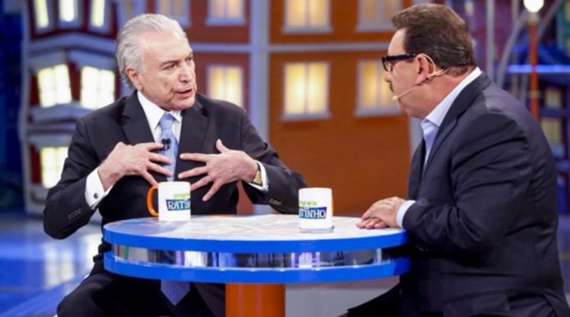 temer ratinho sbt