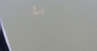 Aeronave interceptada pela FAB por suspeita de tráfico (Foto: FAB/Divulgação)