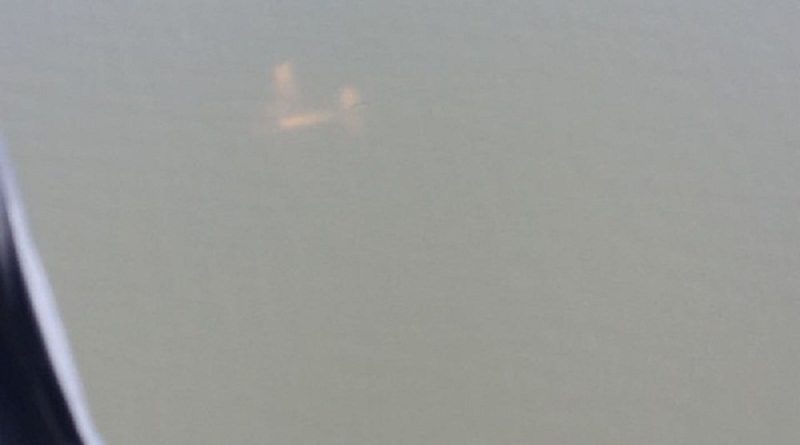 Aeronave interceptada pela FAB por suspeita de tráfico (Foto: FAB/Divulgação)