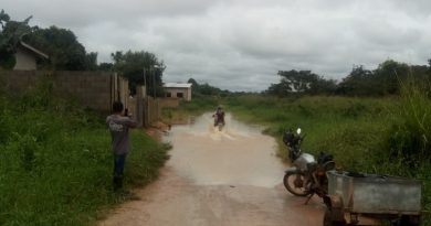 Córrego transborda alaga rua no Bairro Jardim Europa