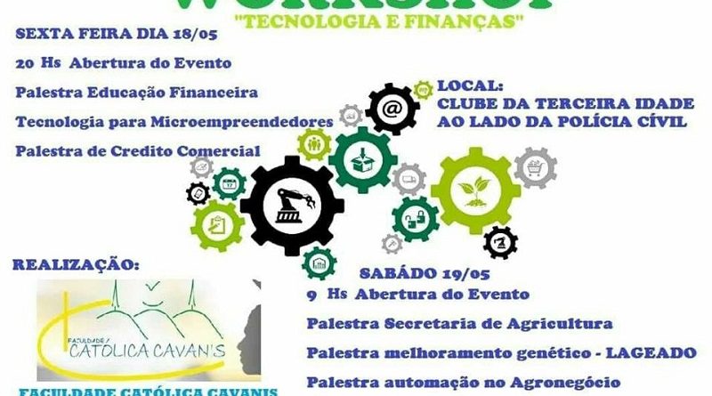 VEM AI 1º WORKSHOP DE TECNOLOGIA E FINANÇAS DA FACULDADE CATÓLICA CAVANIS,