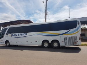 Caixa com a droga estava em bagageiro de ônibus que saiu de Goiânia com destino a Belém (Foto: PRE)