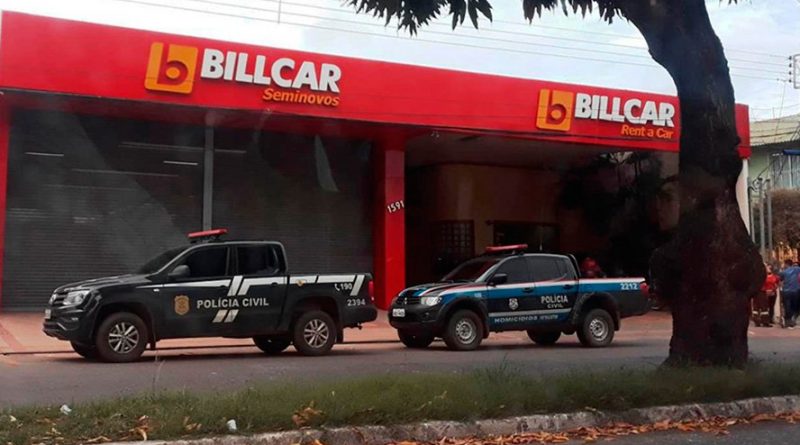 9ª Fase da Perfuga foi deflagrada nesta quinta-feira em Santarém e teve como um dos alvos uma locadora de veículos (Foto: Débora Rodrigues/TV Tapajós)