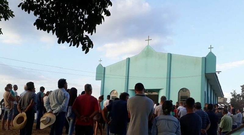 Missa de corpo presente na Capela São José (Foto:WhatsApp)