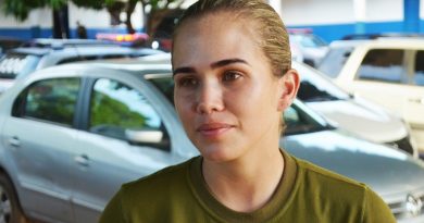 1ª lugar geral do curso de formação de Praças, Vilidane Teixeira (Foto: Adonias Silva/G1)