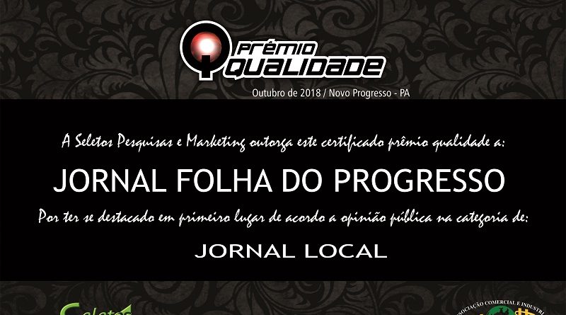 JORNAL FOLHA DO PROGRESSO