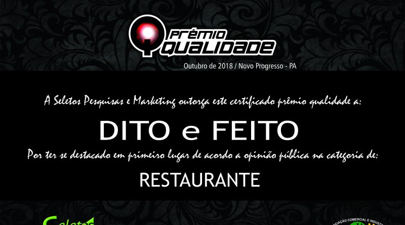 RESTAURANTE DITO E FEITO