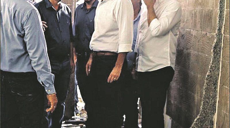 Helder declarou que o Governo vai responsabilizar quem deu causa ao abandono da obra, que agora será retomada do zero, mas com um sério prejuízo aos cofres públicos. (Foto: Agência Pará)