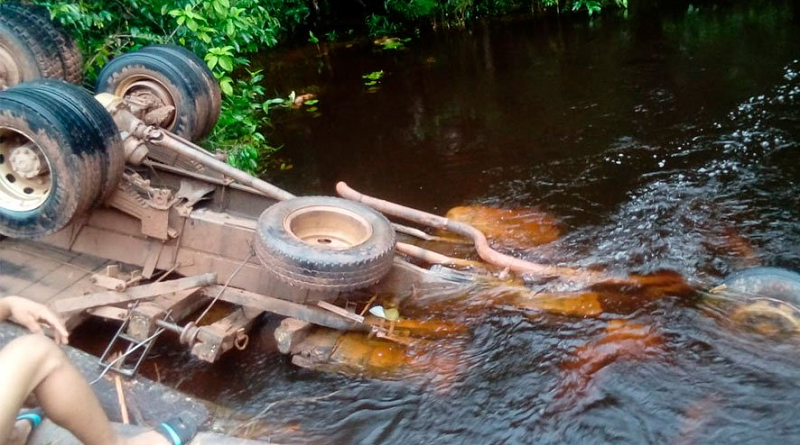 camioneiro morre em ponte
