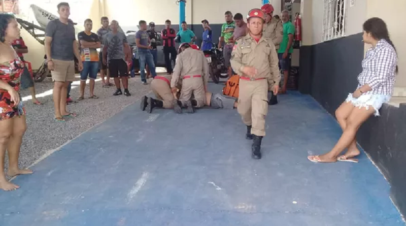 homem morre por descarrga