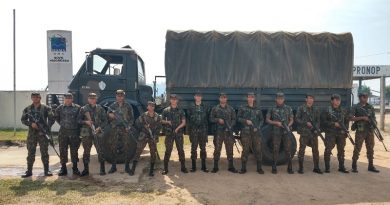 Exercito Chega em Novo Progresso para combate a focos de incêndio