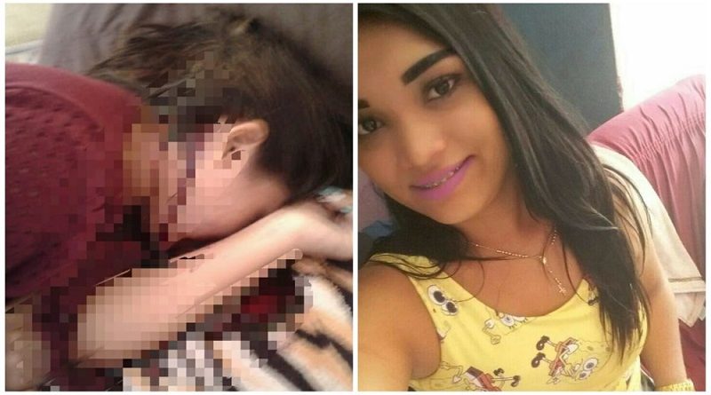 Equipes das polícias Militar e Civil no local onde o corpo da jovem foi encontrado — Foto: Dominique Cavaleiro/G1