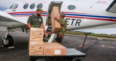 Chegada de respiradores adquiridos da China pelo Pará. — Foto: Agência Pará