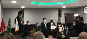 Prefeito eleito Gelson Dil (MDB) Diplomado pela Justiça Eleitoral (Foto:Gabi Piran)