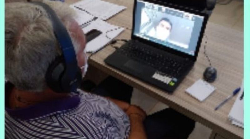 Prefeito Gelson Dill (MDB) em vídeo conferencia com Governador Helder Barbalho (Foto:Divulgação)