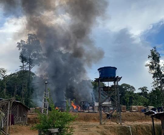 Destruição na operação