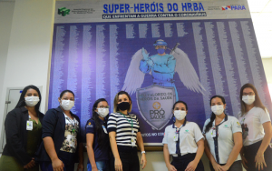 Colaboradores do setor de Gestão de Pessoas do HRBA - Foto Comunicação Pró-Saúde